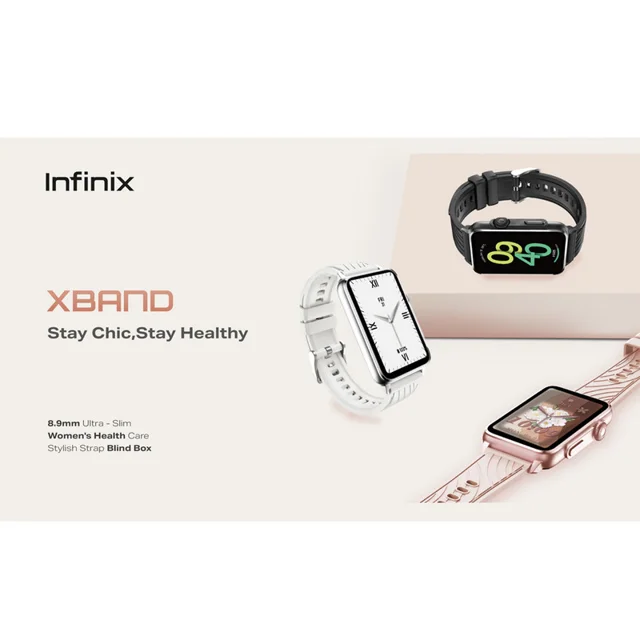 ساعت هوشمند 45 میلیمتری اینفینیکس مدل XWatch Xband با بند پلاستیکی 102768355